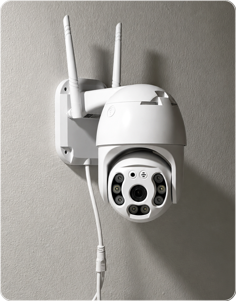 Cámara de seguridad WiFi OBSER 360 con visión nocturna para interior y exterior